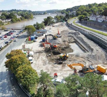 A new Aldi under construction in Truro