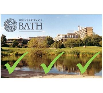 Bath Uni hat-trick